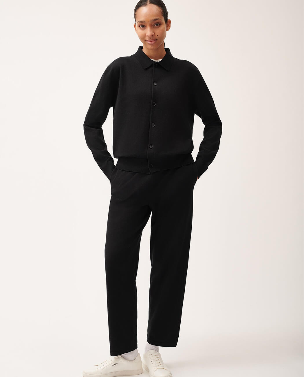 Knitted Collared Shirt